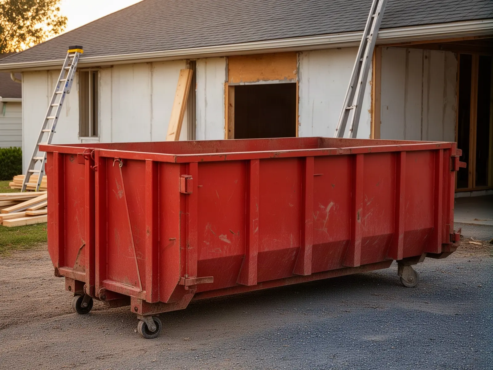 Roll-off dumpster from Deep South Dumpster Rental & Hauling in Alexander City, AL